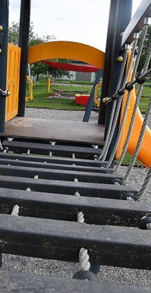 Auf dem Spielplatz in Oberwittstadt soll eine Schutzhütte entstehen.