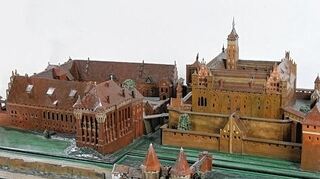 <p>Modell der Marienburg in der Abteilung "Deutscher Orden im Mittelalter" im Deutschordensmuseum.</p>