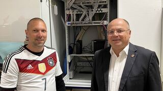 In der Grundschule Laudenberg wurde die technische Ausstattung verbessert.