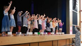 Auch die Jüngsten der Richard-Trunk-Musikschule zeigten beim Tag der offenen Tür in der Stadthalle ihr musikalisches Talent.