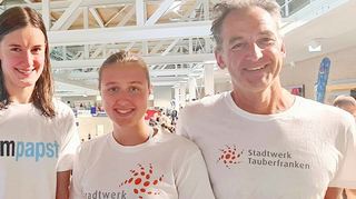 Deutsche Mastersmeisterschaften in Stuttgart: Am Start waren nicht nur drei Athleten des TV Bad Mergentheim, sondern mit Dirk und Jana Fischer auch Vater und Tochter.