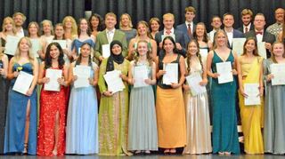 Auch das soziale Engagement vieler Abschlussschüler wurde mit Preisen geehrt.