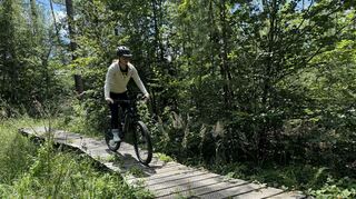 Wolfstrail I und II kosten mich viel Mut und ich komme an meine Grenzen. Bei dem Abschnitt Wolfstrail III war mein Können jedoch ausgereizt.