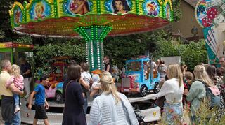 Das Volksfest bot Spaß und Abwechslung auch für die kleinen Besucher.