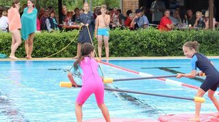 Viel Spaß hatten auch die Kinder im Wasser.