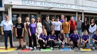 Die Abschlussklasse der Baulandschule in Hettingen erreichte einen Gesamtnotendurchschnitt von 2,4.