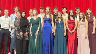 Im stilvollen Rahmen verabschiedet wurden die Absolventen der Realschule Hardheim.