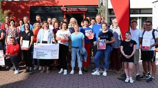 Die Gewinner beim Sportabzeichen-Wettbewerb 2023 der Sparkasse Tauberfranken in den Kategorien „Vereine“, „Schulen“ und „Sonderpreise“.