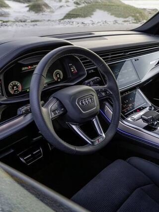 Virtuelles Cockpit und Displays – im Q8 gibt es wenig Schalter.