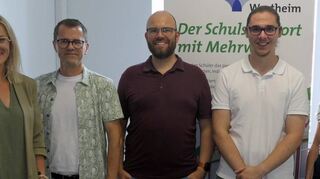 Ein Freiwilliges Soziales Jahr bietet viele spannende Möglichkeiten und kann auch an Schulen abgeleistet werden. Darüber informierten (von links) Ina Nolte, Matthias Fleischer, Julian Benz, Julian Pernfuß, Julia Klein und Stefan Dosch.