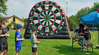 Eine Fußball-Olympiade mit zahlreichen Spielstationen machte Lust auf den sportlichen Wettkampf rund ums runde Leder.