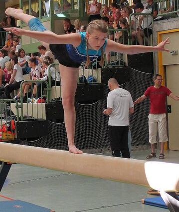 Mit Eifer waren die Kinder beim Jugend-turnfest bei der Sache.