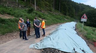Die Kreisstraße 2831 zwischen Boxtal und Rauenberg wird in den nächsten Wochen umfassend saniert.