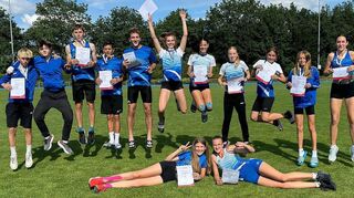 Allen Grund zur Freude hatten die Athletinnen und Athleten des ETSV Lauda nach dem Ende der Badischen Meisterschaften: Sie holten zwei Titel und fünf Vizemeisterschaften.