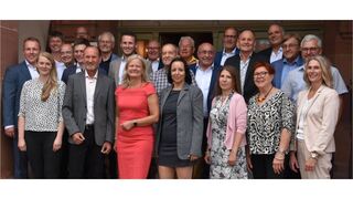 Der neu gewählte Tauberbischofsheimer Gemeinderat (von links): Christian Stolz, Michaela Wille, Ute Werr, Kurt Baumann, Theo Steinbach, Sascha Diemer, Hilmar Freundschig, Dr. Bruno Stumpf, Alexander Horn, Bürgermeisterin Anette Schmidt, Gerhard Baumann (UFW), Rolf Grüning, Anja Stein, Dieter Seeliger, Gerhard Baumann (CDU), Manuela Seitz-Dürr, Alexander Diehm, Elmar Hilbert, Gudrun Weiske, Christian Wamser, Gernot Seitz, Kuno Zwerger und Andrea Dreher.