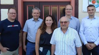Der fast vollständige neue Ortschaftsrat von Apfelbach.