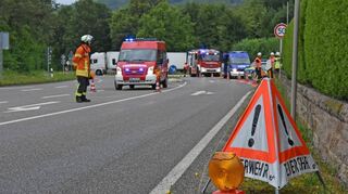 Ein größeres Aufgebot an Rettungskräften war vor Ort.