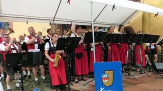 Das Musikangebot auf den acht Bühnen war extrem vielfältig. Auch die Freunde der Blasmusik kamen auf ihre Kosten.