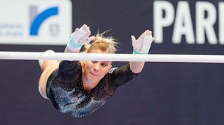 Der Stufenbarren ist das Spezialgerät von Elisabeth Seitz. Für die Olympia-Qualifikation reichte es diesmal aber nicht ganz.
