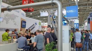 Die Höpfinger Firma Kuhn war auf der Ifat in München mit einem Stand dabei.