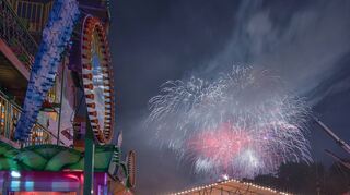 Das Feuerwerk am Montagabend wurde in diesem Jahr besonders gelobt.