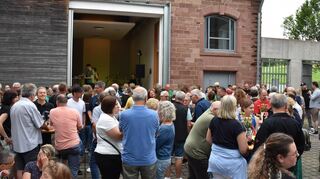 Die „After-Work-Party“ fand wetterbedingt im Alten Schlachthof in Walldürn statt. Zahlreiche Besucher ließen ihren Abend gemütlich ausklingen.