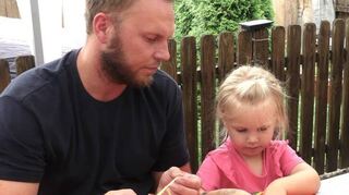Am Stand der Igersheimer Kindergarteneinrichtungen konnte nach Herzenslust gebastelt werden.