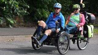 Auch sitzend lässt sich das Liebliche Taubertal gemütlich erkunden.