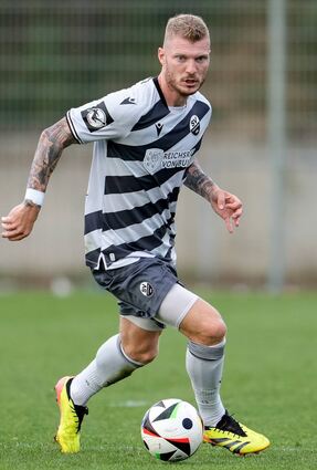 Alexander Mühling trifft mit dem SV Sandhausen an diesem Mittwoch im badischen Pokal in der Quadratestadt auf Landesligist Türkspor Mannheim.