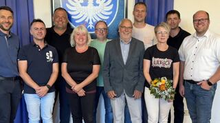 Die alten und die neuen Rinschheimer Ortschaftsräte.