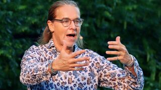 Christian „Chako“ Habekost auf der Seebühne im Luisenpark