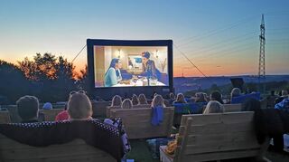 Das Weidenkino in Bad Mergentheim am Wildpark zog dieses Jahr über 3100 Besucher an.
