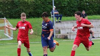 3:0 gewann die SpG Mudau II/Scheidental (rote Trikots) das erste Spiel der neuen Saison in der Kreisklasse A Buchen.