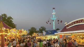 Der Vergnügungspark des Schützenmarkts: Das traditionelle Fest beginnt am 31. August.