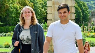 Felicitas Ammer und Luca Zink sind die beiden Lokalmatadoren im Großprojekt. Von Weikersheim aus startet eine Tournee durch große Konzertsäle Europas.