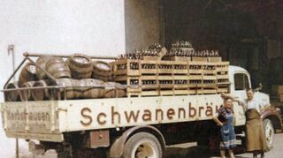 Der Biertransport zur Königshöfer Messe vor 60 Jahren war eine Herausforderung.