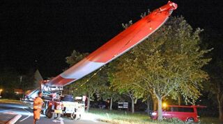 Engstelle in Bad Mergentheim - die B 290-Abzweigung nahe dem Caritas-Krankenhaus.