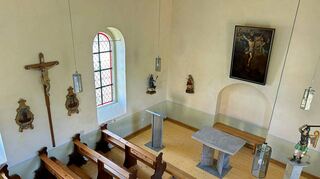 Blick ins Innere der Lustbronner Kapelle nach der umfangreichen Sanierung.