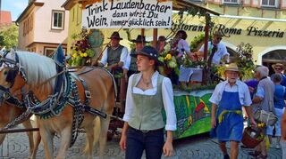 Auch die Ortsteile haben ihre Stärken: Laudenbach ist stolz auf seinen Wein und wirbt mit vielen Rebensaft-Veranstaltungen für sich.