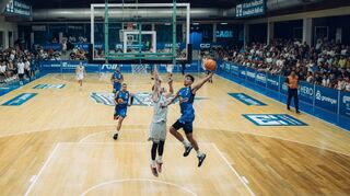 Testspiel vor Beginn der BARMER 2. Basketball Bundesliga ProA: HAKRO Merlins Crailsheim - USK Prag, 31.08.2024

Abdruck+jede Verwendung ausserhalb der HAKRO Merlins Crailsheim nicht gestattet und mit dem Verein und / oder Philipp Reinhard abzustimmen.