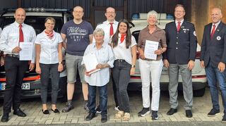 Beim DRK-Ortsverein Buchen wurden Mitglieder geehrt.