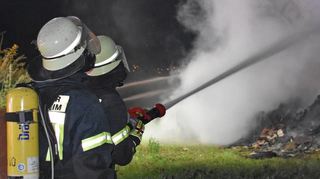 Die Freiwillige Feuerwehr Weikersheim war mit starken Kräften im Einsatz.