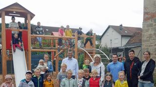 Der Spielplatz in der Hardheimer Straße wurde umgestaltet.