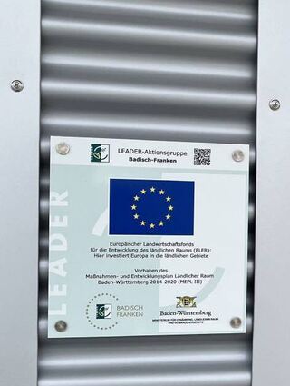 Die Leader-Aktionsgruppe Badisch-Franken förderte den Neubau.