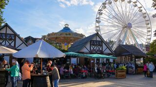 Das Deutsche Weinlesefest in Neustadt. Auch in 2024 gibt es einen Jahrmarkt.
