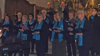 Ein hörenswertes Konzert gab der evangelische Singkreis „Ti Elotse“ aus Külsheim in der örtlichen Pfarrkirche.