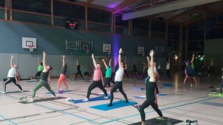 Die Trainingseinheiten in der Sporthalle am Wört waren gut besucht.