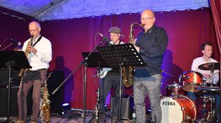 Die fünf Musiker von „Jazz and the Gäng“ standen beim Hutkonzert im Convenartis-Keller auf der Bühne.