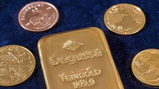 Münzen und Goldbarren sind bei den Kundinnen und Kunden besonders beliebt.