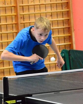 Jannis Würzberger ist mit 14 Jahren derzeit der Spitzenspieler in Külsheim.
